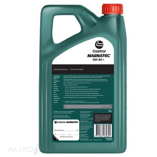 Castrol Magnatec 5W-30 Full Synthetic Engine Oil 5L -3437037