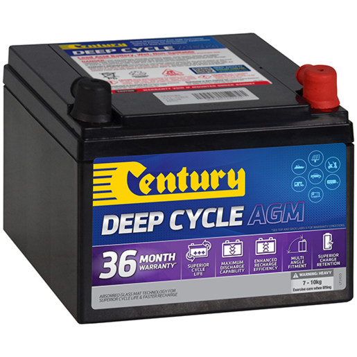 Century 12V 75AH Deep Cycle AGM Battery - 148148
