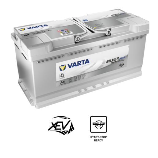 Varta 12V 950CCA Silver Dynamic AGM Battery - A4