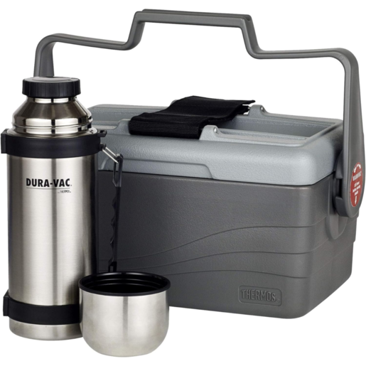  Thermos 6.6L Insulated Cooler With 1L Stainless Steel Vacuum Flask - 5381DV100