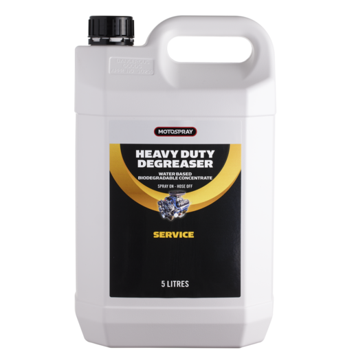 Motospray Heavy Duty Degreaser Water Based Concentrate 5L - MSDG5C