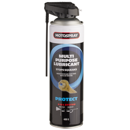 Motospray Multi Purpose Lubricant With Nozzle? 400g - MSWD400