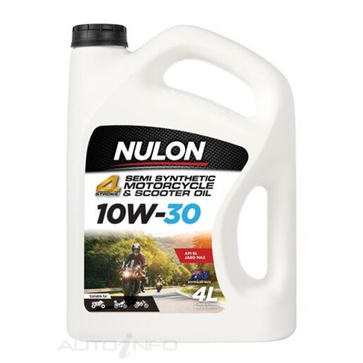 NULON 4 STROKE SEMI SYNTHETIC 10W30 MOTORCYCLE AND SCOOTER OIL