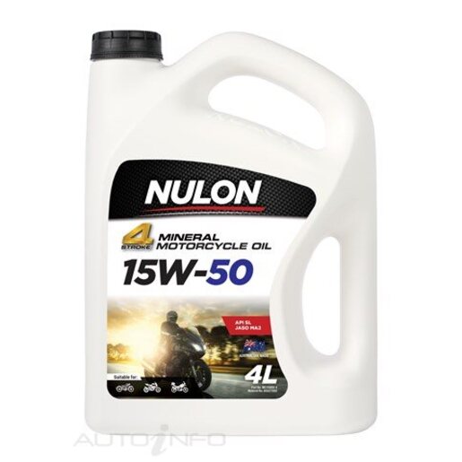 NULON 4 STROKE MINERAL 15W50 MOTORCYCLE OIL