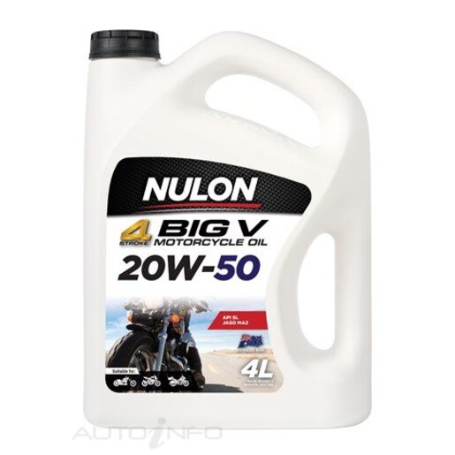 NULON 4 STROKE BIG V 20W50 MOTORCYCLE OIL