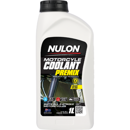 Nulon Motorcycle Coolant Premix 1L - MCC-1