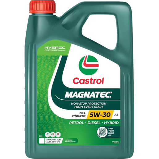 Castrol Magnatec 5W-30 Full Synthetic Engine Oil 6L - 3437807