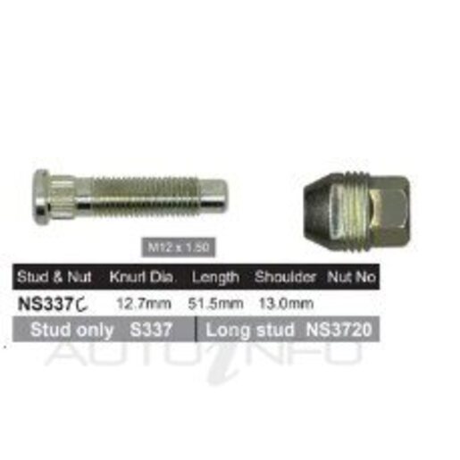 Wheel Stud & Nut Set