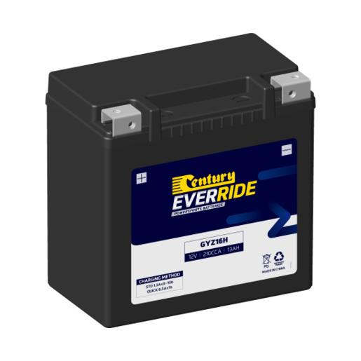 Century EverRide Heavy Duty AGM 12V 210CCA 13AH Motorcycle Battery - 151110