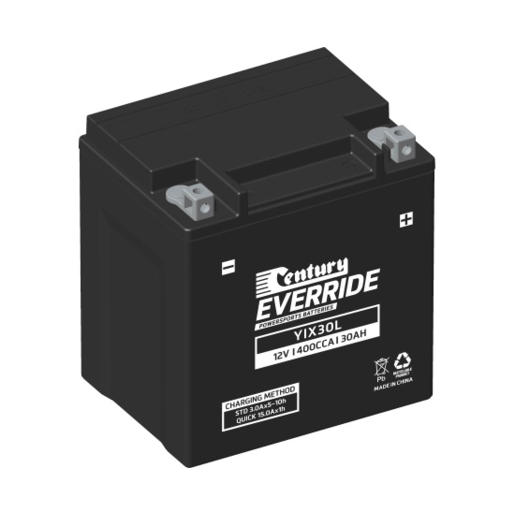 Century EverRide Hi Performance AGM 12V 400CCA 30AH Motorcycle Battery - 151127