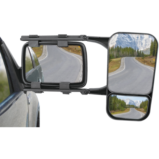 Xplorer Multi-Fit Towing Mirror with Wide Angle Blind Spot Mirror - XPTM717