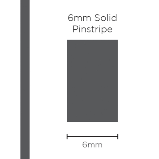 SAAS Pinstripe Solid Charcoal 6mm x 10mt - 1208