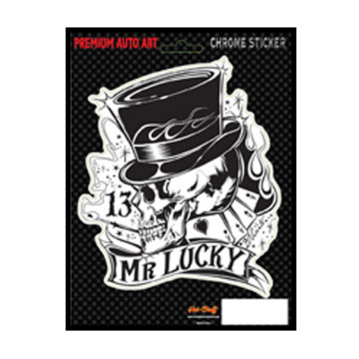 Hot Stuff Sticker Chrome Mr. Lucky - CH148