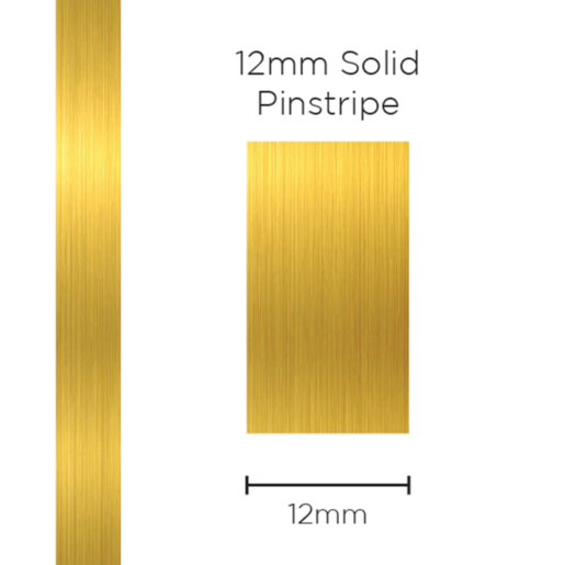 SAAS Pinstripe Solid Gold 12mm x 10mt - 11406