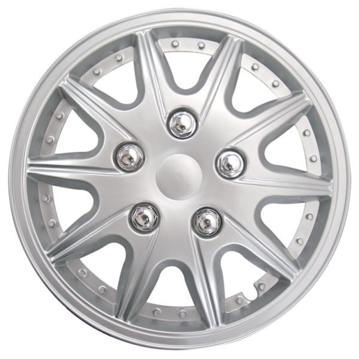 Streetwize 15" Wheel Covers Silver Rome - WC100