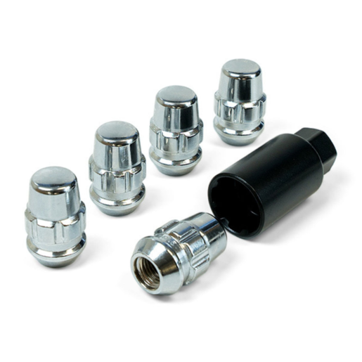 SAAS Lock Nuts Splined Acorn Bulge 12mm X 1.50 Pk 5 - 923326-5