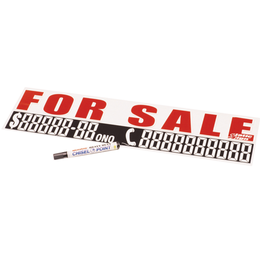 Streetwize For Sale Static Cling Stickers - SW523