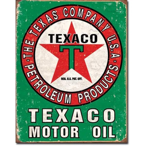 Nostalgia Metal Sign Texaco Motor Oil - MSI1927
