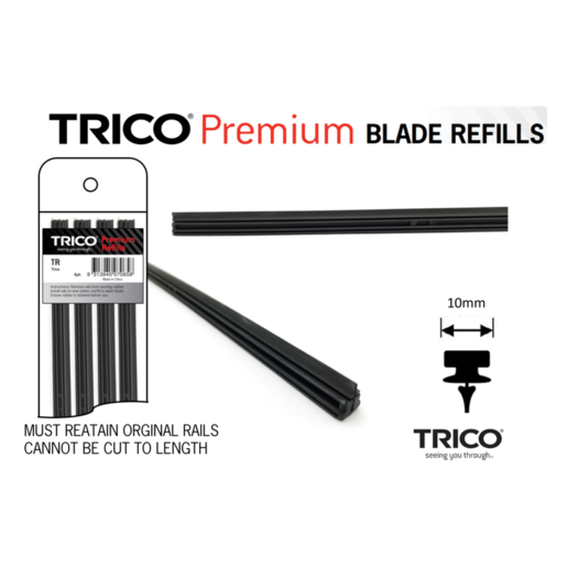 Trico Wiper Blade Refill 10mm x 350mm - TRT350-4