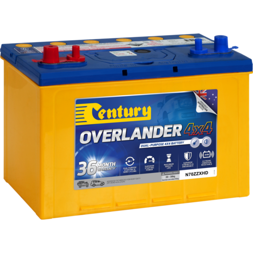 Century N70ZZXHD Overlander 4WD and SUV Battery - 127128