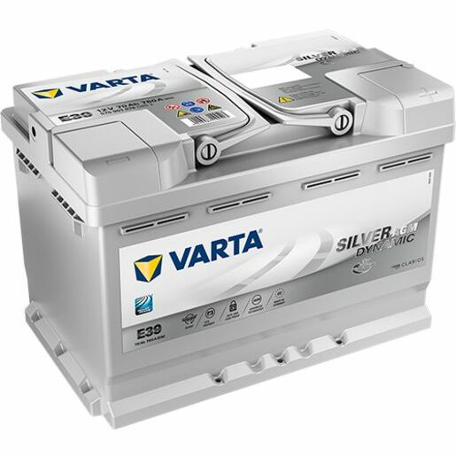 Varta Silver Dynamic AGM Battery - E39