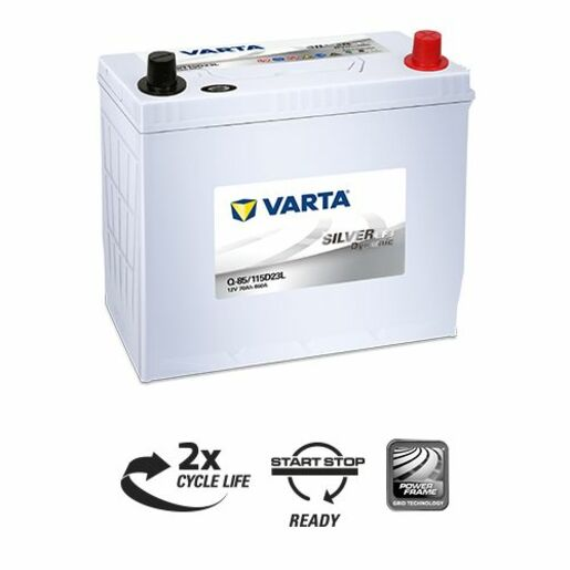 Varta Silver Dynamic EFB Battery - Q-85/115D23L
