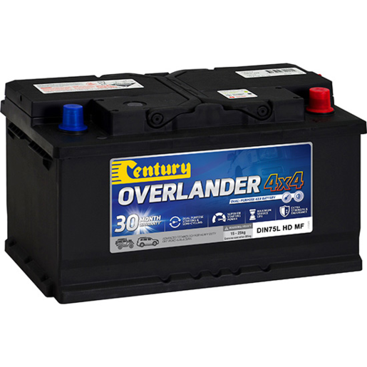 Century DIN75LHD MF 4x4 Overlander Battery - 125137