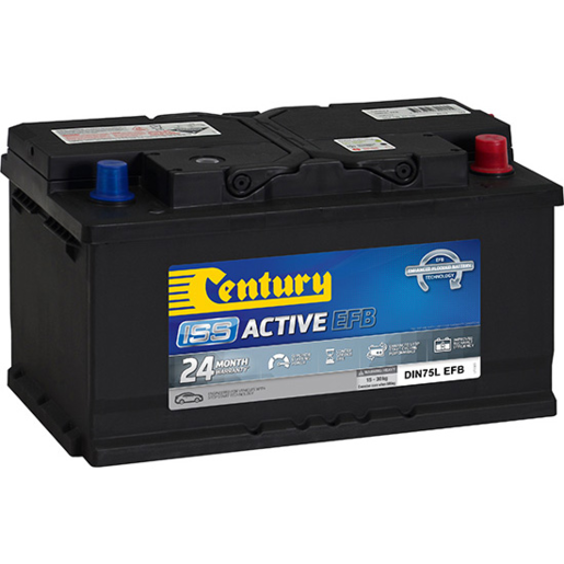 Century DIN75L EFB ISS Active EFB MF Stop-Start Battery - 106117