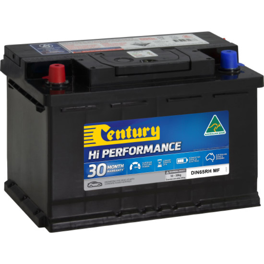 Century DIN65RH MF Hi Performance Conventional Car Battery - 112113