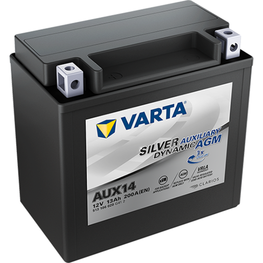 Varta Silver Dynamic Auxiliary AGM Battery - AUX14V