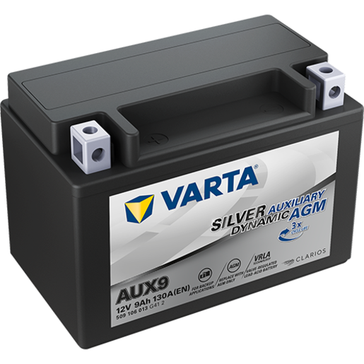 Varta Silver Dynamic Auxiliary AGM Battery - AUX9