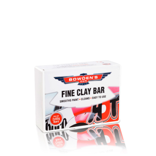 Bowden's Own Fine Clay Bar Smooth Finish 60gm 2 Pack - BOFCB