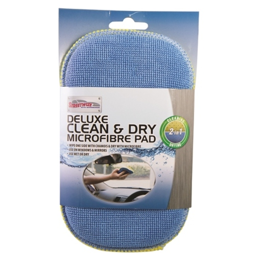 Streetwize Clean & Dry Microfibre Pad - MFP205