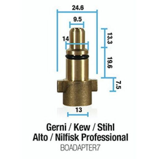 Bowden's Own Gerni/Stihl/Alto/Nilfisk Professional Adapter - BOADAPTER7