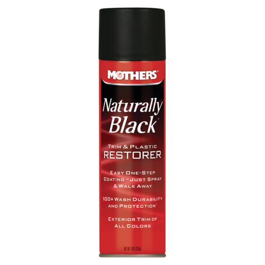 Mothers Naturally Black Trim & Plastic Restorer Aerosol 283g - 656110