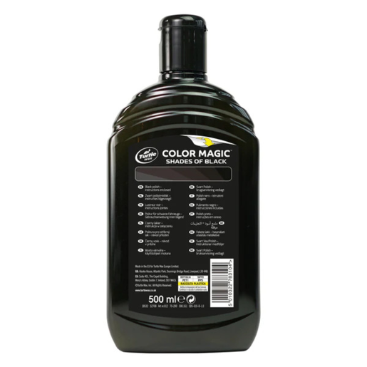 Turtle Wax Color Magic Jet Black Wax 500ml - FG52708