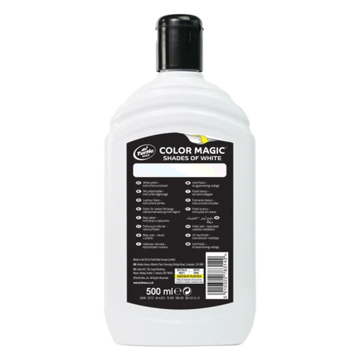 Turle Wax Color Magic White Car Polish 500ml - FG52712