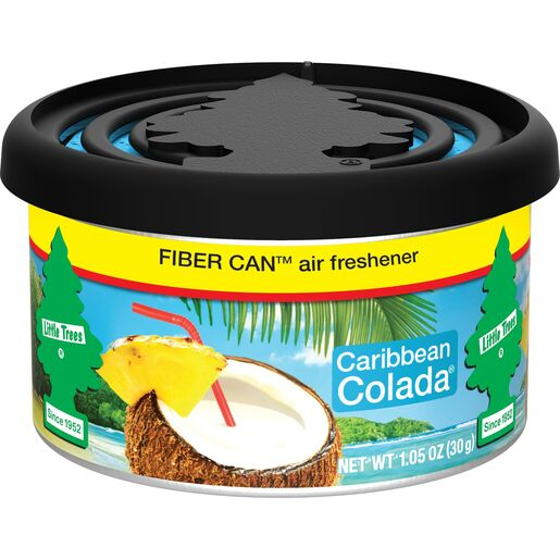 Little Trees Air Freshener Fiber Can Caribbean Colada - 17824