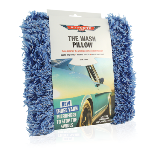 Bowden's Own The Wash Pillow Plush Deep Shag Pile - BOWPILLOW