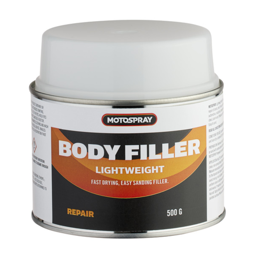 Motospray Body Filler Lightweight 500g - MSLW500