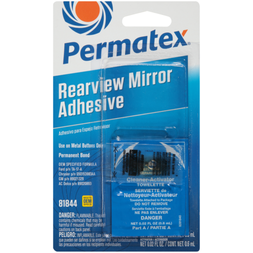 Permatex Professional Strength Rearview Mirror Adhesive Kit - PX81844