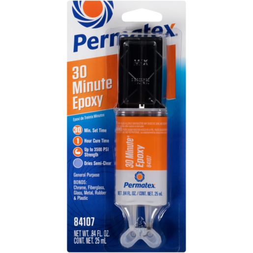 Permatex 30 Minute High Strength General Purpose Epoxy 25mL - PX84107