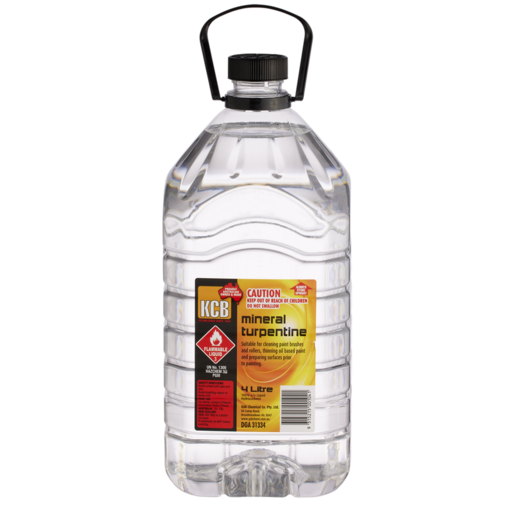 KCB Mineral Turpentine 4L Turp4 - KCBMIN4L