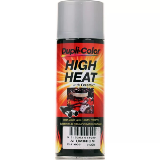 Dupli-Color High Heat Aluminium Aerosol Spray Paint 340g - DH1606