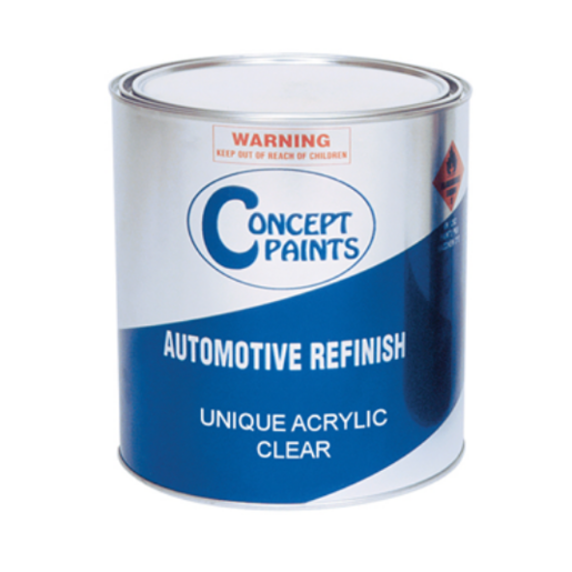 Concept Paints Unique Acrylic Clear 4L - A07C/CLR/4