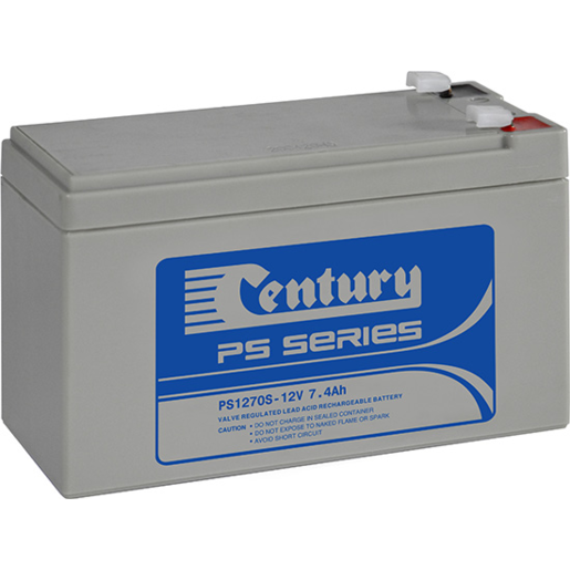 Century PS1270S PS VRLA Standby Power AGM 12V 7.4AH Battery - 170014