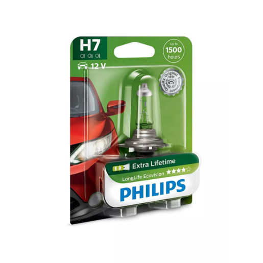Philips Headlight globe H7 12V 55W PX26d - 12972LLECOB1, Philips, Brands, Autopro Category