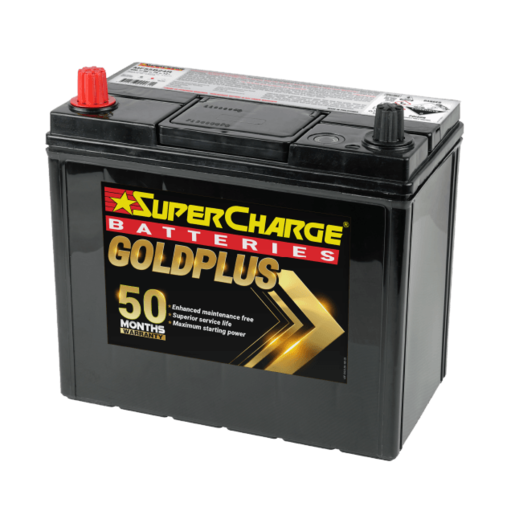 SuperCharge Gold Plus Small Post Car Battery - MF55B24R