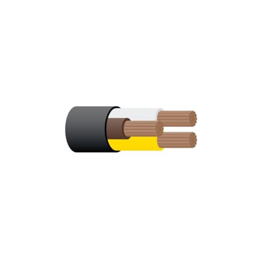 Tycab 3mm Trailer Cable 3 Core Black  - CB003A3-030