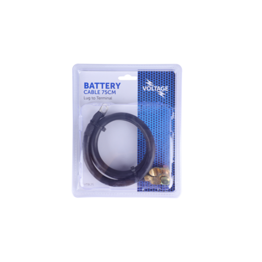 Voltage Battery Cable Lug To Terminal 75cm - VTBL75
